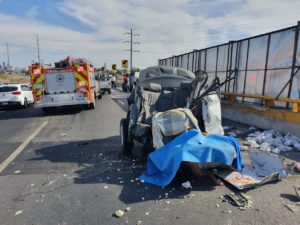 Muere una persona y un menor de edad resulta lesionado en accidente en Periférico