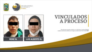 Vinculan a proceso a René N. y Luis Alberto N., presuntos responsables del delito de extorsión