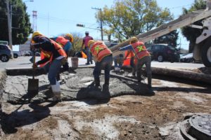 Repara Ayuntamiento de Puebla mil 200 metros de concreto hidráulico en vialidades