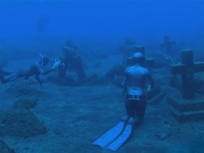 Buzos exploran misterioso cementerio submarino; esto encontraron