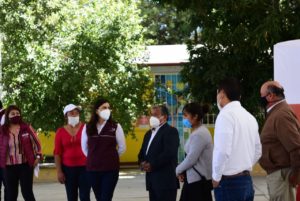 Entrega Ayuntamiento de Puebla obras de infraestructura educativa e hidrosanitaria al sur del Municipio