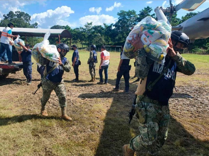 Vigila Semar aumento del Río Salinas, en Chiapas