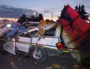 Se registran dos fatales accidentes en carreteras poblanas; dejando 3 muertos y 8 lesionados