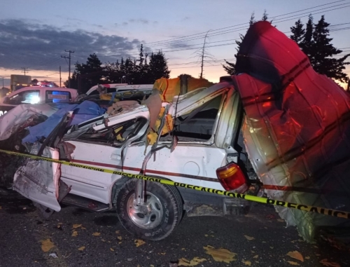 Se registran dos fatales accidentes en carreteras poblanas; dejando 3 muertos y 8 lesionados