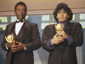 “Te amo, Diego”, nuevo mensaje de Pelé a Maradona