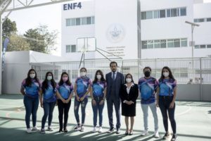 Alfonso Esparza entrega obra en la Facultad de Enfermería y reconoce la importancia social de esta profesión