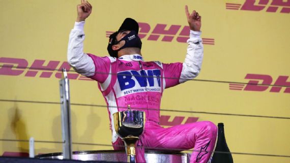 Checo Pérez gana el Gran Premio de Sakhir