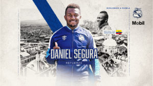 Llega al Club Puebla el delantero Daniel Isaías Segura