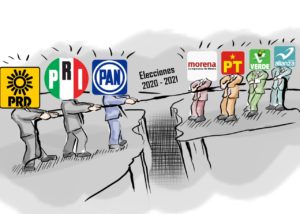 Guerra de alianzas en Puebla (PAN, PRI, PRD vs Morena, PT, Verde y Panal)