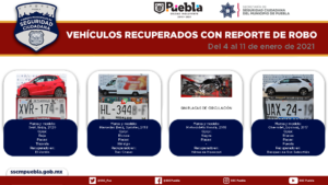 Recuperó Policía Municipal 19 vehículos con reporte de robo