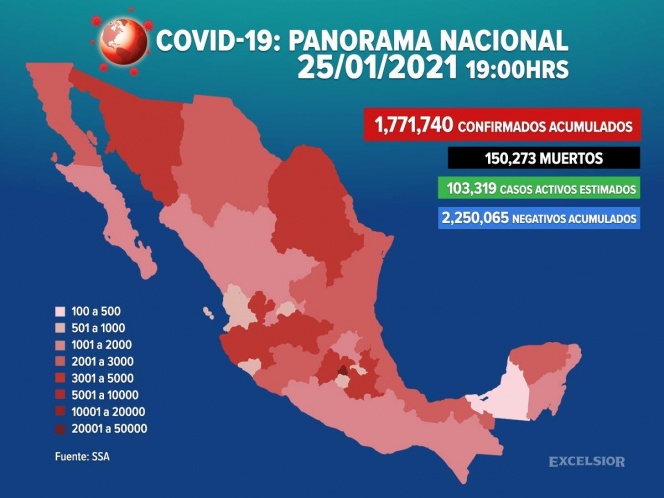 Ascienden los casos positivos de covid-19 en México