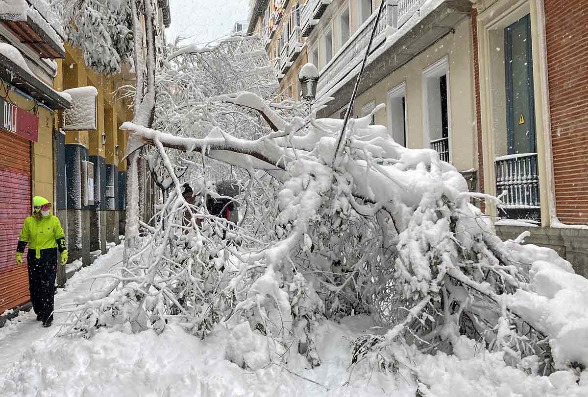 Tormenta ‘Filomena’ sepulta a España bajo la nieve; hay 3 muertos