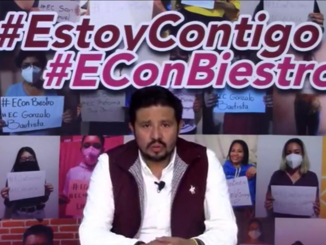 Cotoñeto Carmona respalda candidatura de Gabriel Biestro a la presidencia municipal de Puebla por Morena