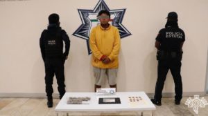 Policía Estatal captura a presunto narcomenudista que entregaba a domicilio