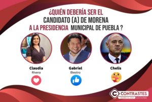 Claudia Rivera, Biestro o Chelís, ¿quién debe ser el candidato (a) de Morena?