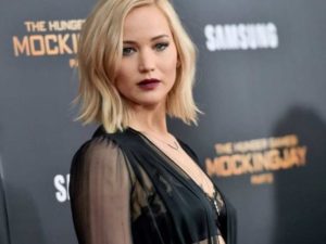 La actriz Jennifer Lawrence sufre accidente durante rodaje