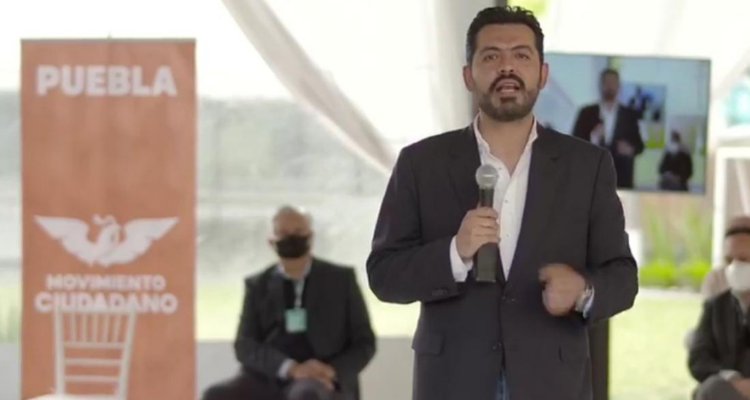 El candidato a la presidencia municipal de Puebla de MC, Manlio López tiene una denuncia ante la Fiscalía