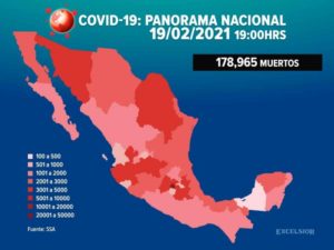 Incrementan las muertes por coronavirus en México