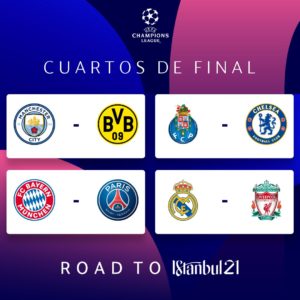 Fechas confirmadas de los cuartos de final de la “Champions”