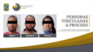 En prisión tres presuntos secuestradores detenidos por Fiscalía de Puebla