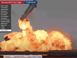 SpaceX. Prototipo de cohete explota después de aterrizaje