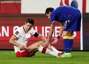 Robert Lewandowski será baja cuatro semanas por lesión