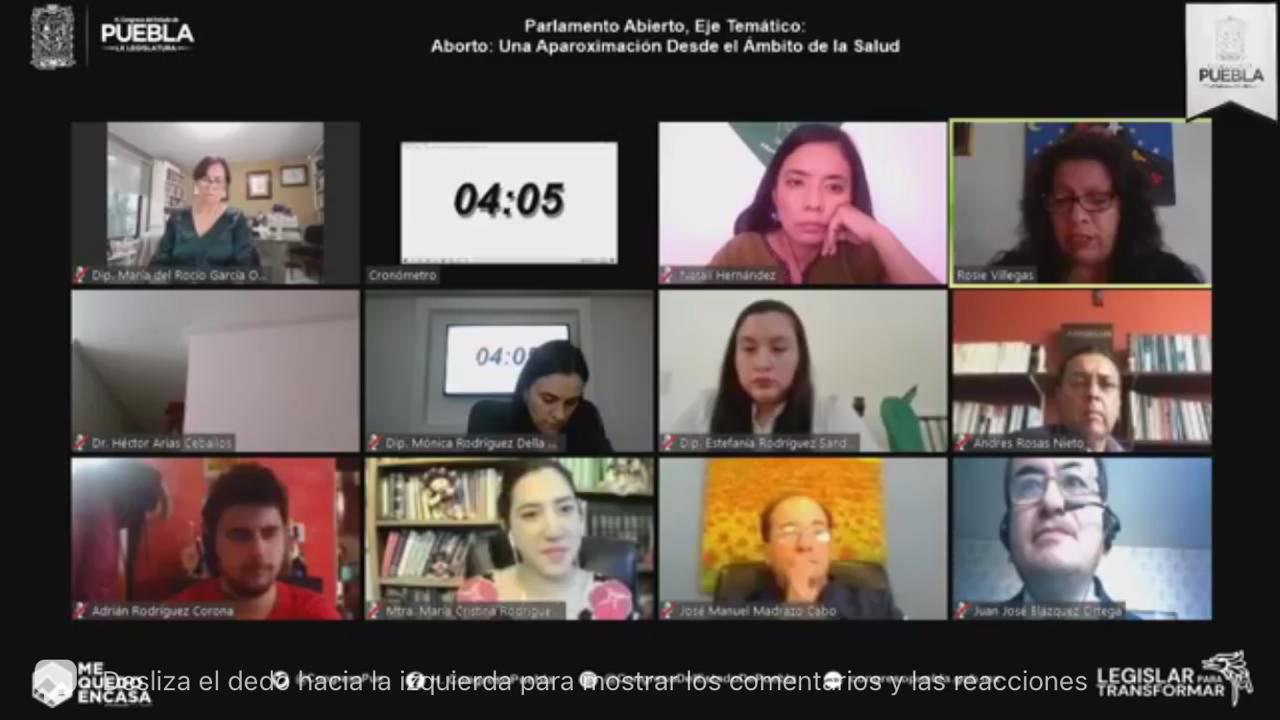 Concluye en el Congreso del Estado Mesa de Parlamento Abierto sobre “Aborto, Una Aproximación desde el Ámbito de la Salud”