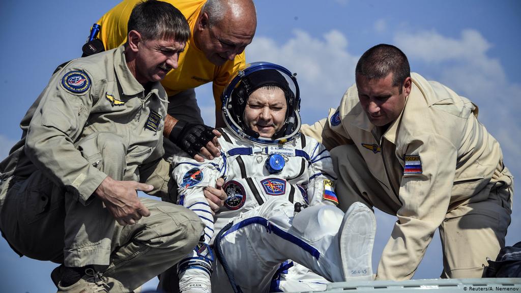 Aterriza cápsula Soyuz tras seis meses en el espacio