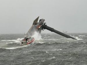 Volcadura de un barco en la costa de Luisiana deja como saldo un muerto y 12 desaparecidos