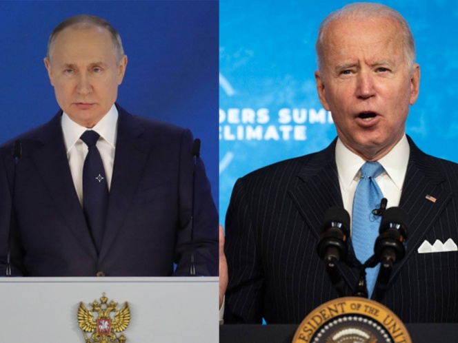 En el Kremlin ven posible reunión Putin y Biden en junio