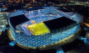 Sujetos ingresan en la madrugada y extraen un cajero del Estadio Cuauhtémoc