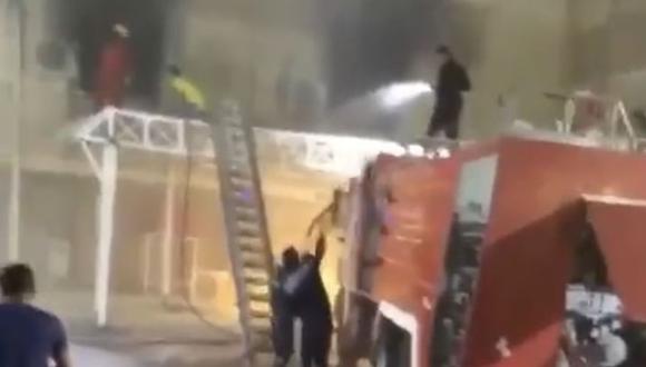 Al menos 23 muertos tras incendio en hospital para pacientes covid-19 en Irak