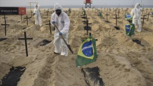 Brasil ocupa el segundo lugar en el mundo de muertes por COVID-19