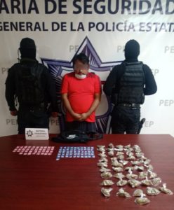 Detiene Policía Estatal a presunto distribuidor de armas y droga de “La Patrona”