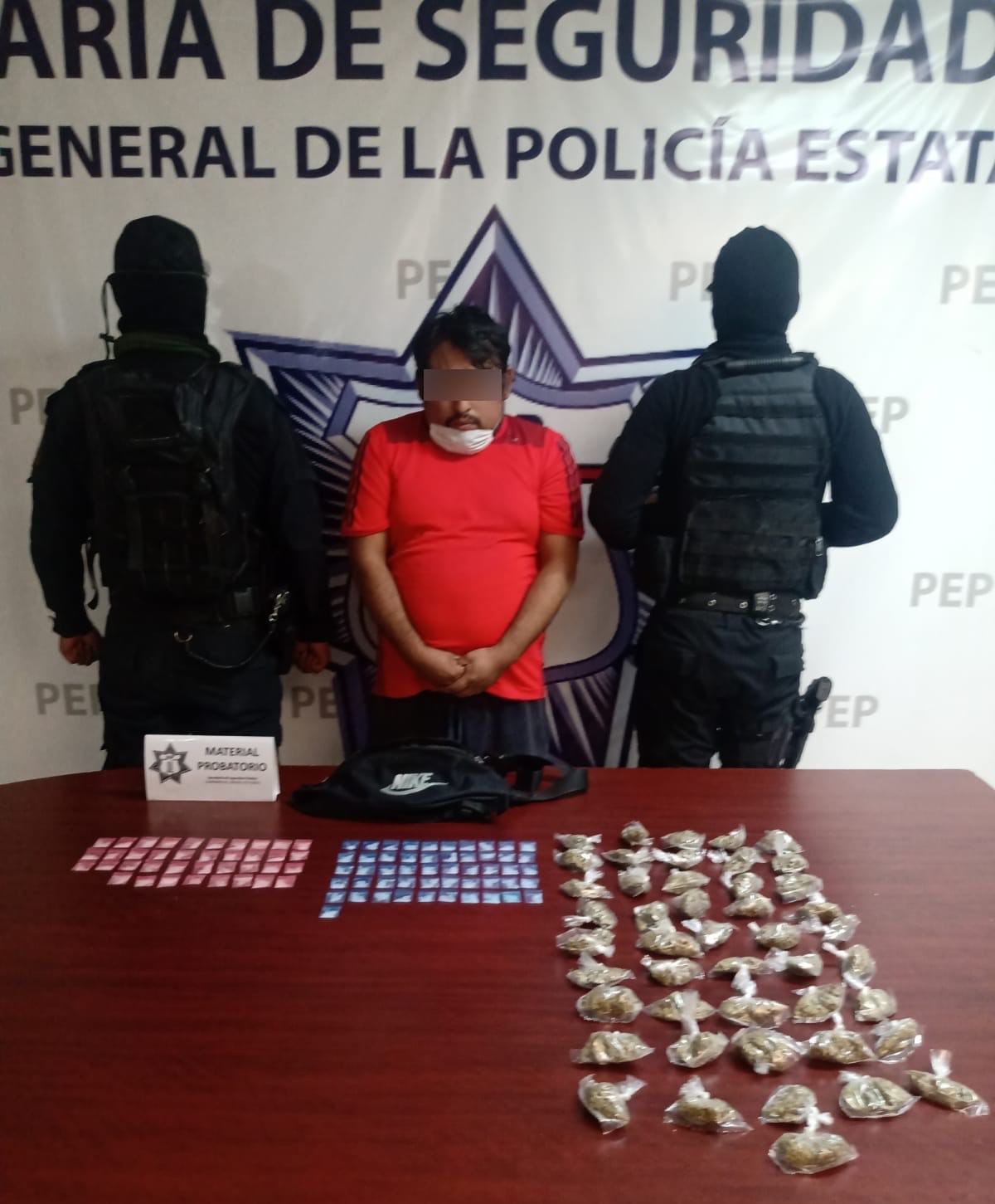 Detiene Policía Estatal a presunto distribuidor de armas y droga de “La Patrona”