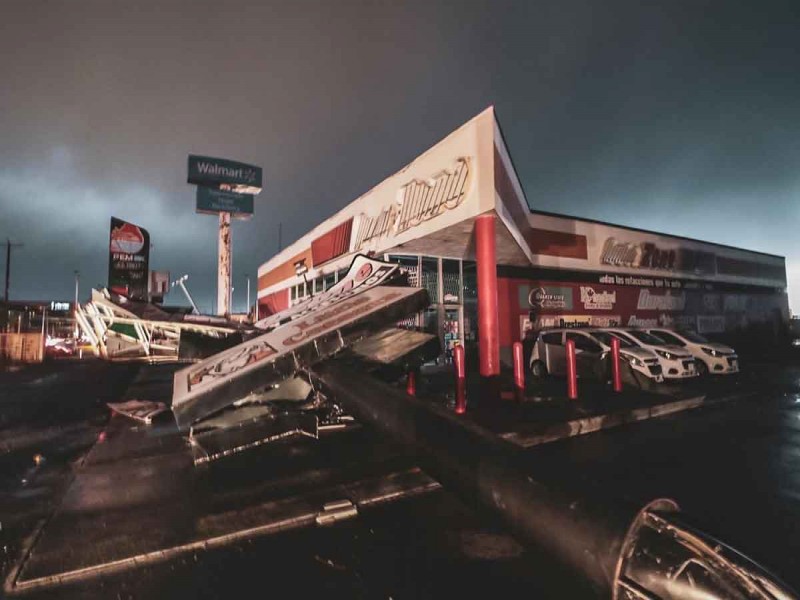 Tromba en Nuevo Laredo deja a más de 157 mil personas sin servicio de electricidad