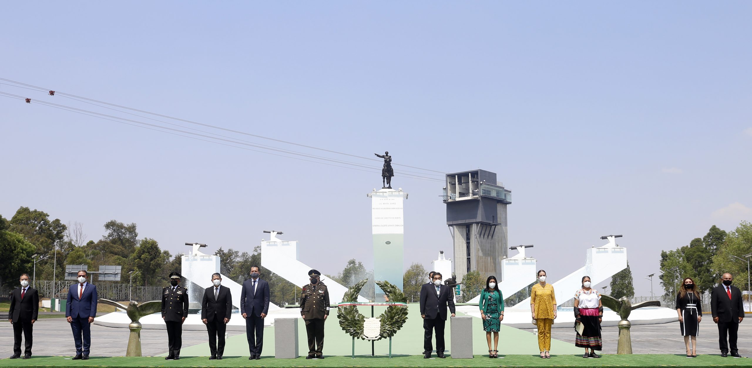 Preside MBH ceremonia al 159 aniversario de la batalla del 5 de mayo