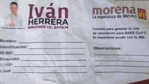 Candidato de Morena será denunciado por lucro en vacunación contra COVID-19