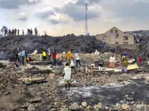 Al menos 20 muertos por erupción volcánica en el Congo