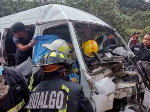 Accidente automovilístico deja 9 heridos en Hidalgo