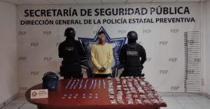 Policía Estatal detiene a presunto vendedor de droga de “Los Angelinos 13”