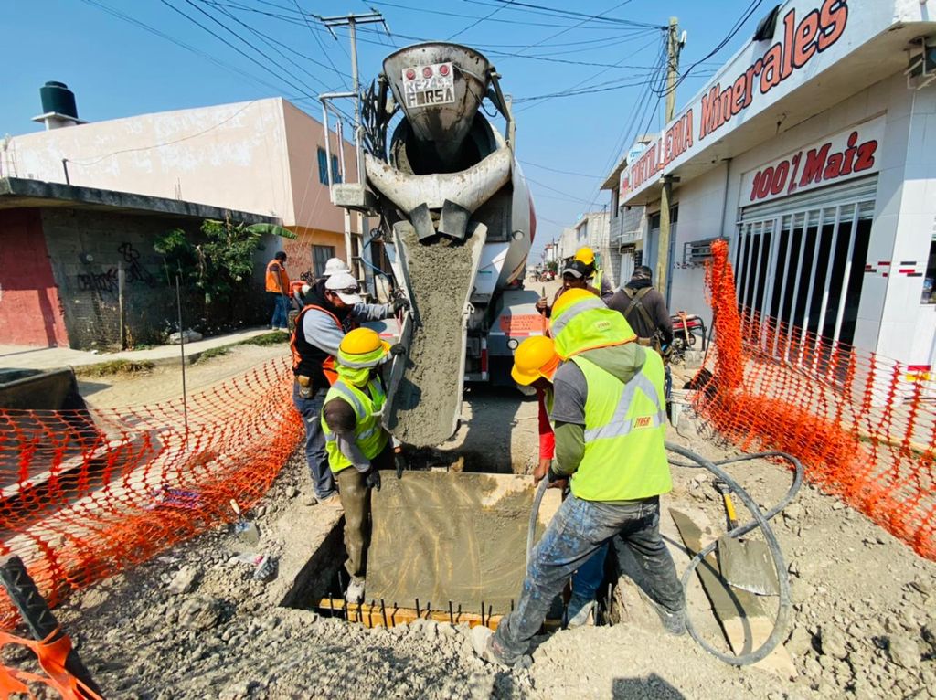 Agua de Puebla amplió la Línea de Distribución de agua potable en Minerales de Guadalupe Sur