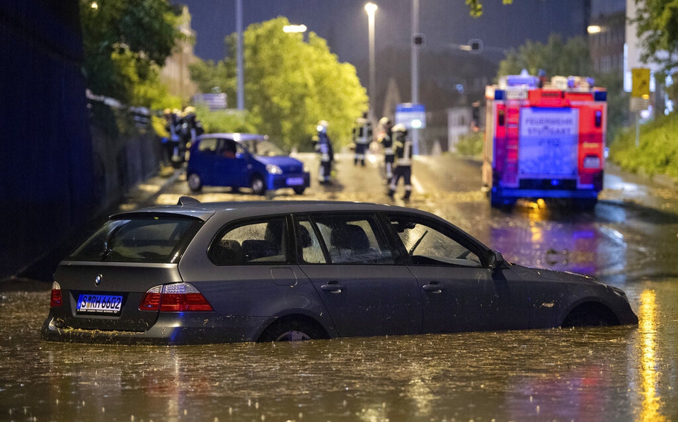 Lluvias torrenciales dejan choques e inundaciones en diversos estados en Alemania