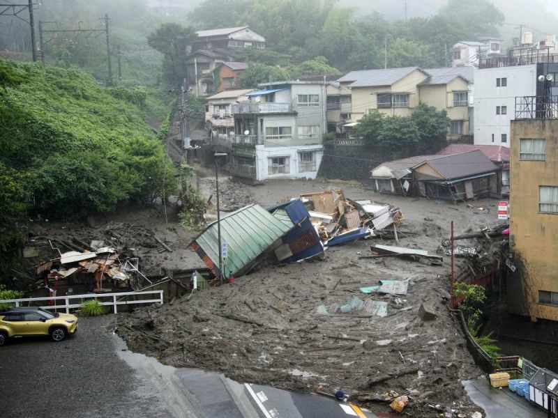 Tras fuertes lluvias en Japón, reportan 2 muertos y 20 desaparecidos