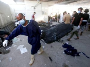 Al menos 50 muertos en incendio de hospital en Irak