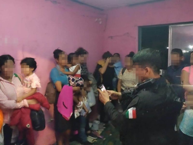 Secretaría de Seguridad Pública de Tamaulipas aseguran a 50 migrantes