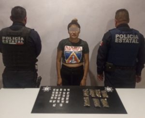 Detiene Policía Estatal a “Marichuy”, presunta narcomenudista de Altepexi