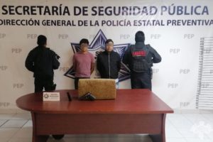 Captura Policía Estatal a presuntos vendedores de armas y droga