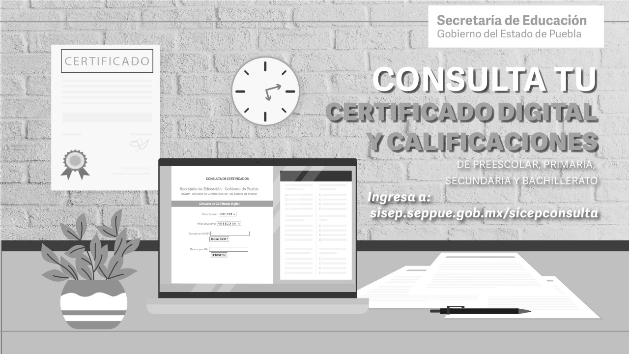 Egresados de educación básica y media superior podrán imprimir certificados de conclusión de estudios