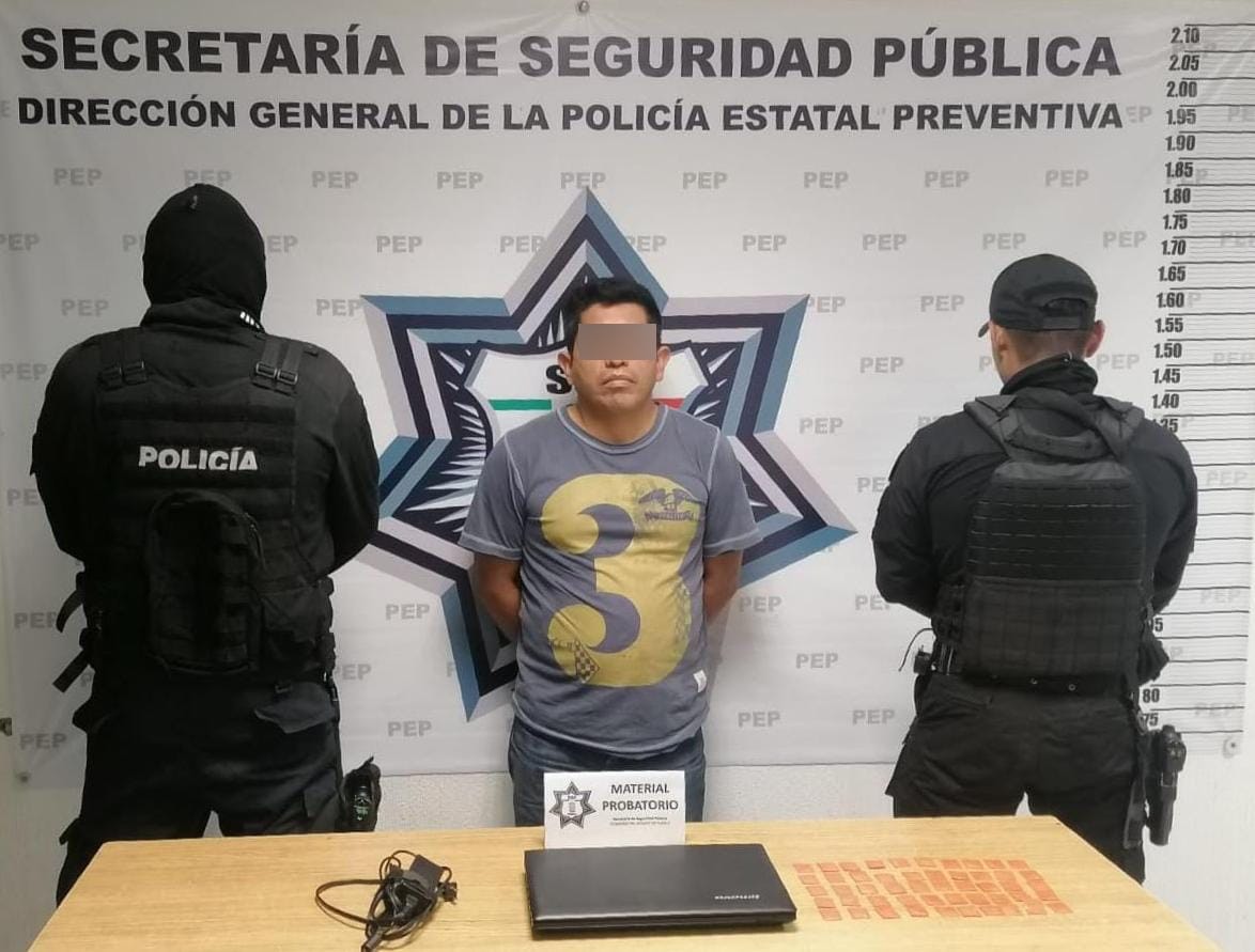Captura SSP a presunto vendedor de droga y artículos robados